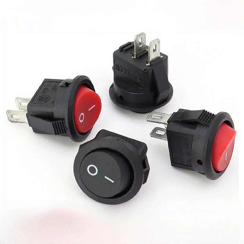 defective and normal rocker boat switches electronic parts
