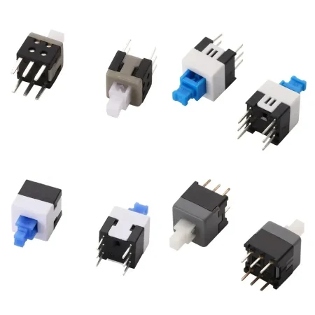 various tact switches and rocker switches assortment